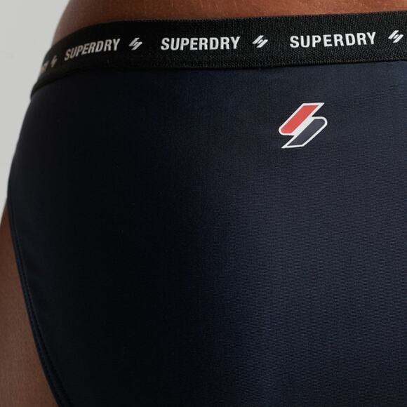 Superdry Micro Elastic Bikini Briefs Deep Navy Sz.6 NWT - Picture 4 of 6